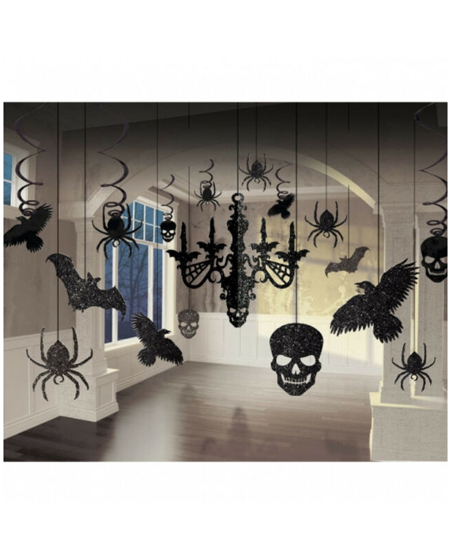 Deco Colgante Kit Candelabros Purpurina 716cm/9-61cm(3)