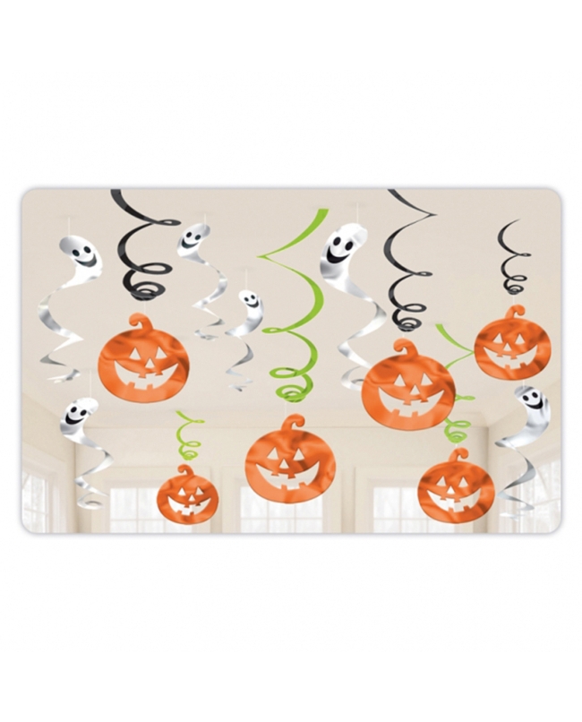 Deco Colg. Calabazas Y Fantasmas