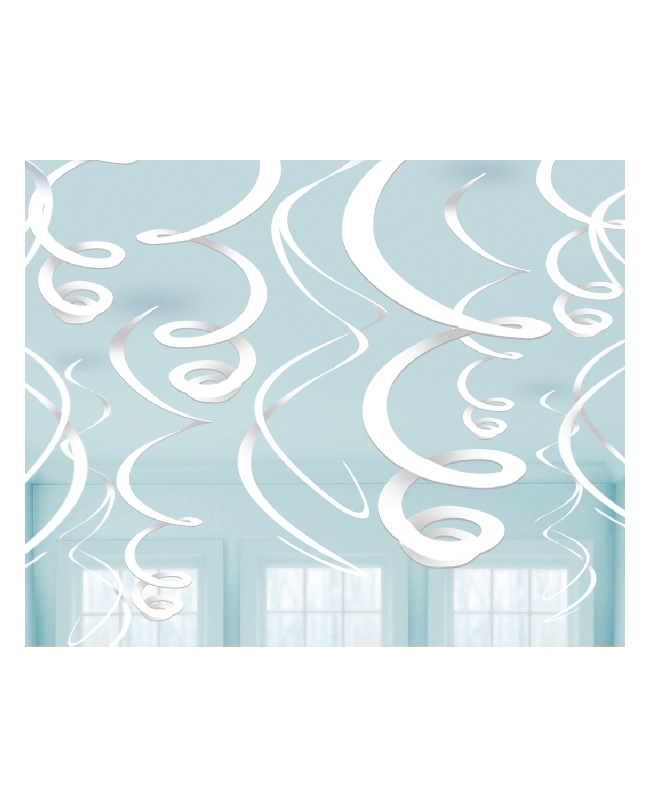 Deco Colg. Serpen Blanco 55,8cm