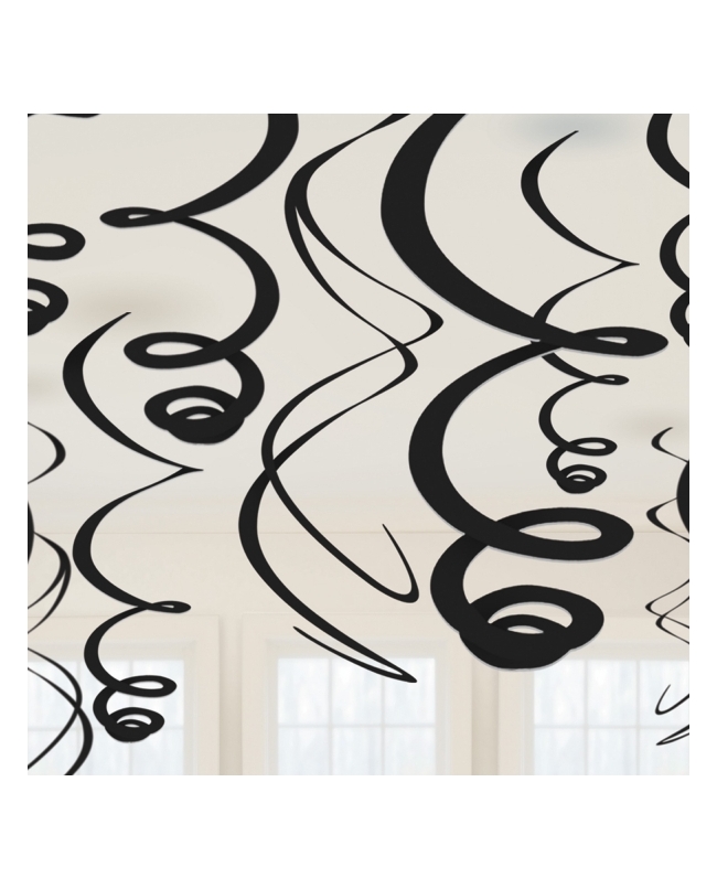 Deco Colg. Serpen Negra 55,8cm