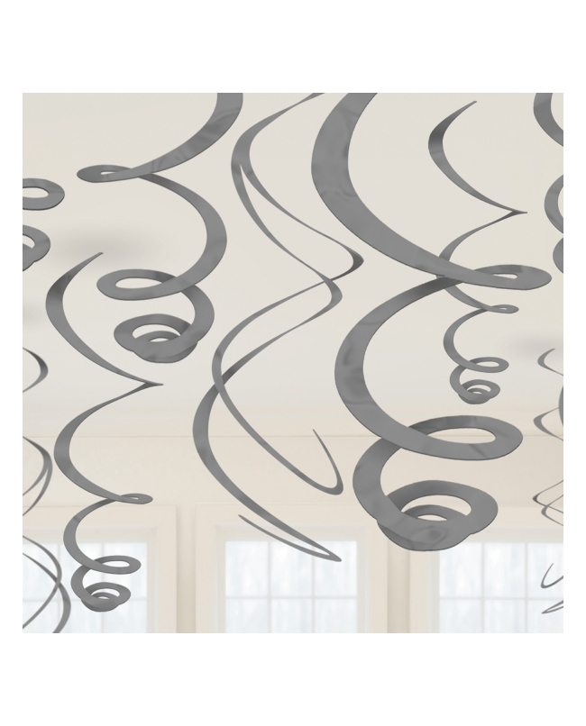 Deco Colg. Serpen Plata 55,8cm