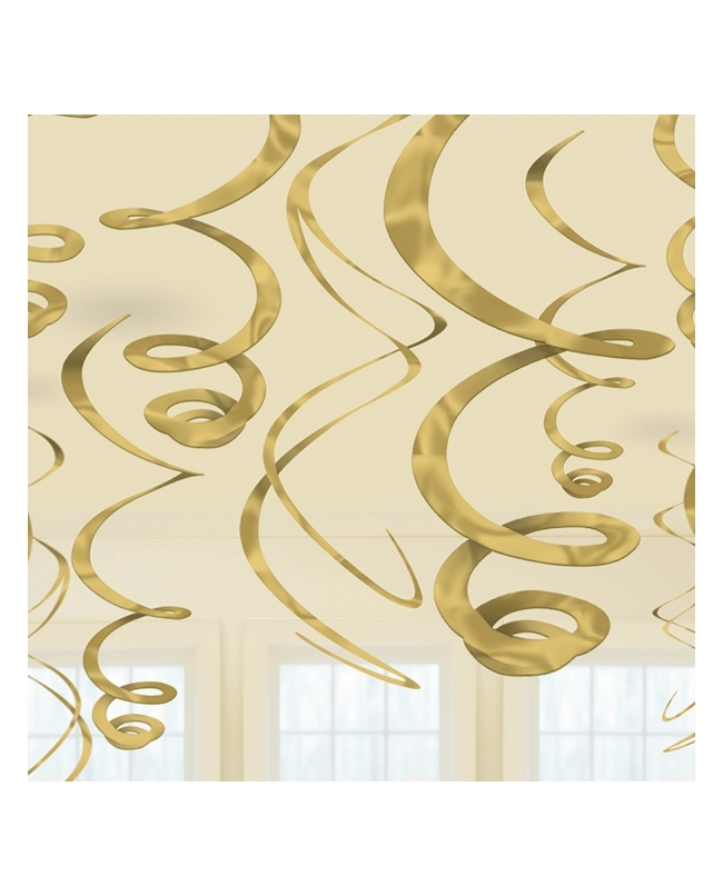 Deco Colg. Serpen Oro 55,8cm