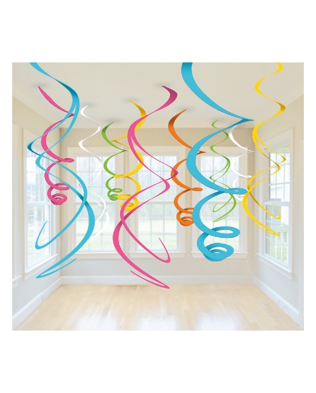 Deco Colg. Serpen Multicolor 55,8cm