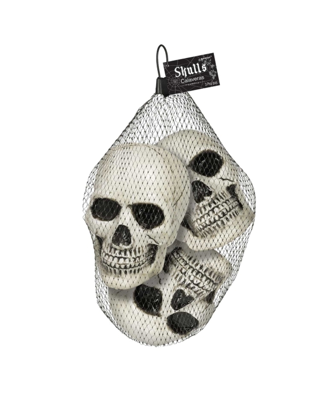 Calaveras Plastico 10X10cm