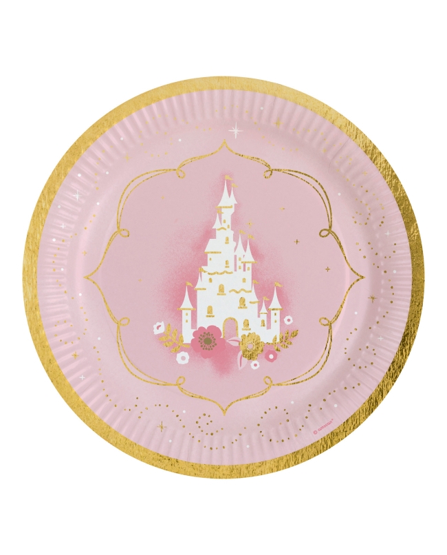 Platos 23cm Met. Princesa Por Un Dia