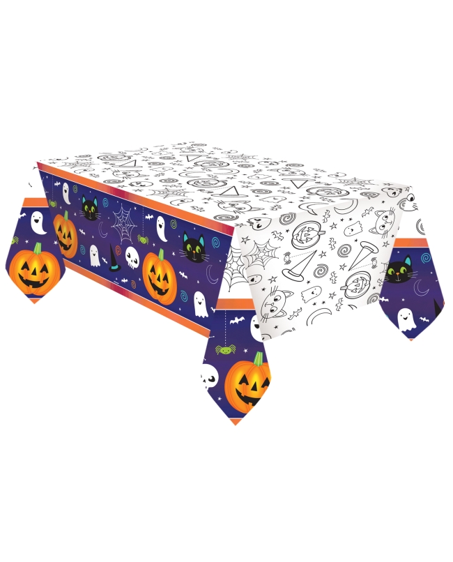 Mantel Papel Amigos Halloween