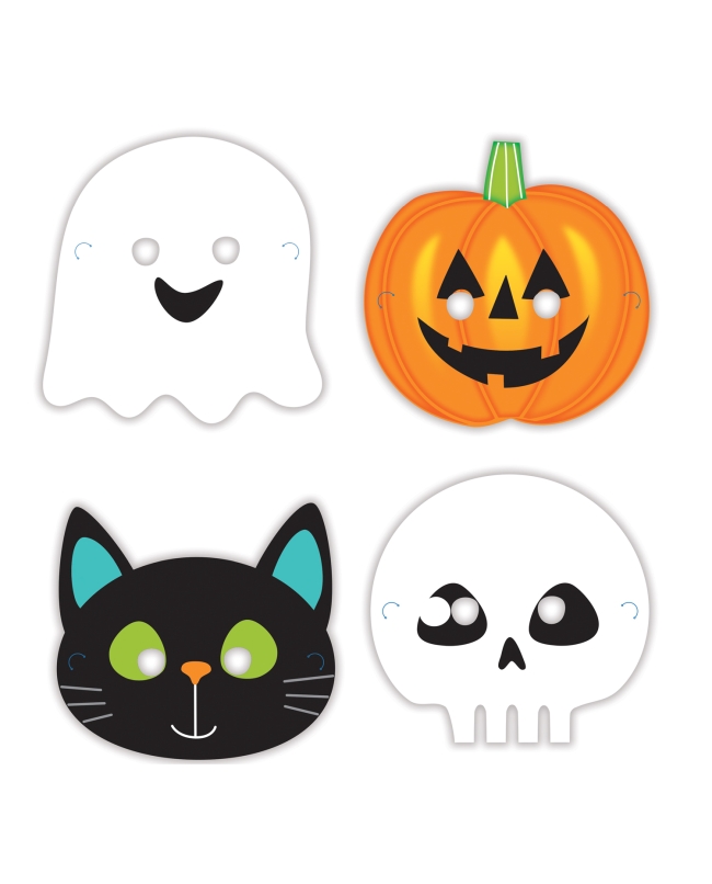 Mascaras Surtidas Halloween 16cmx23cm