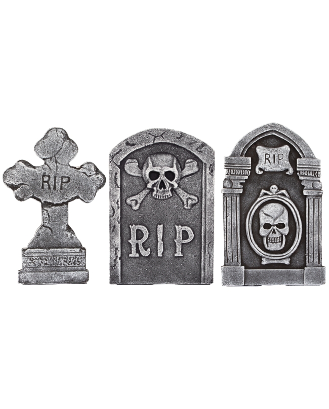 Deco Tumbas Surt. Plastico 31cm
