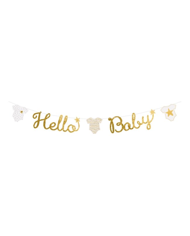 Guirnalda Letras Hello Baby 160cm