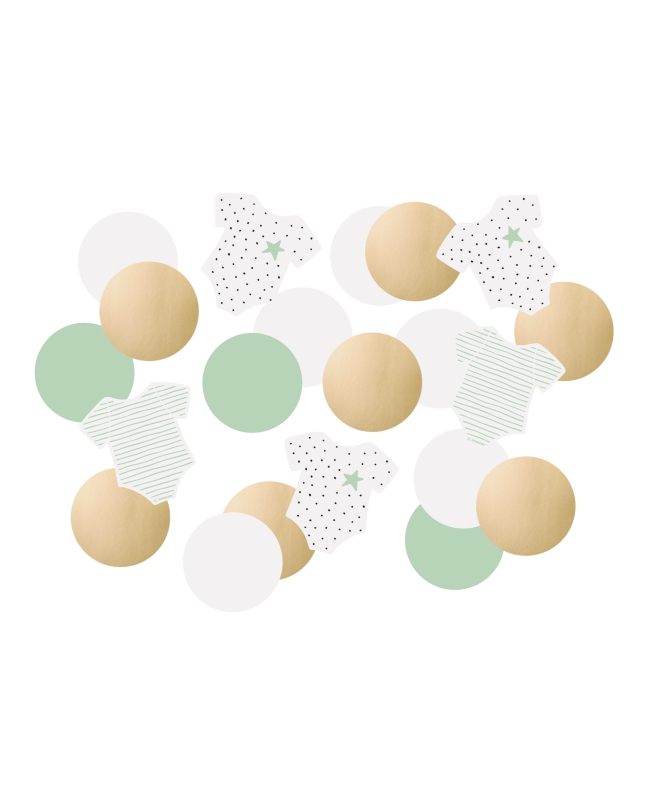 Confeti Bebe Papel/Foil 14G
