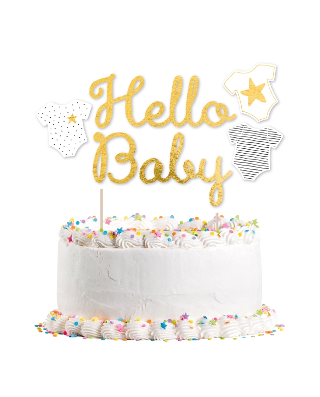 Deco Tarta Hello Baby