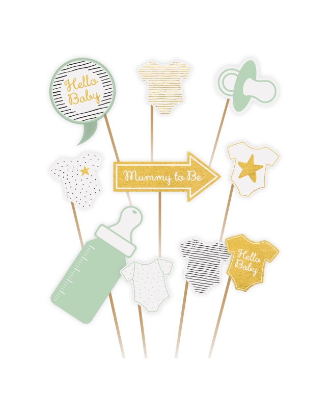 Kit Acc. Fotos Hello Baby