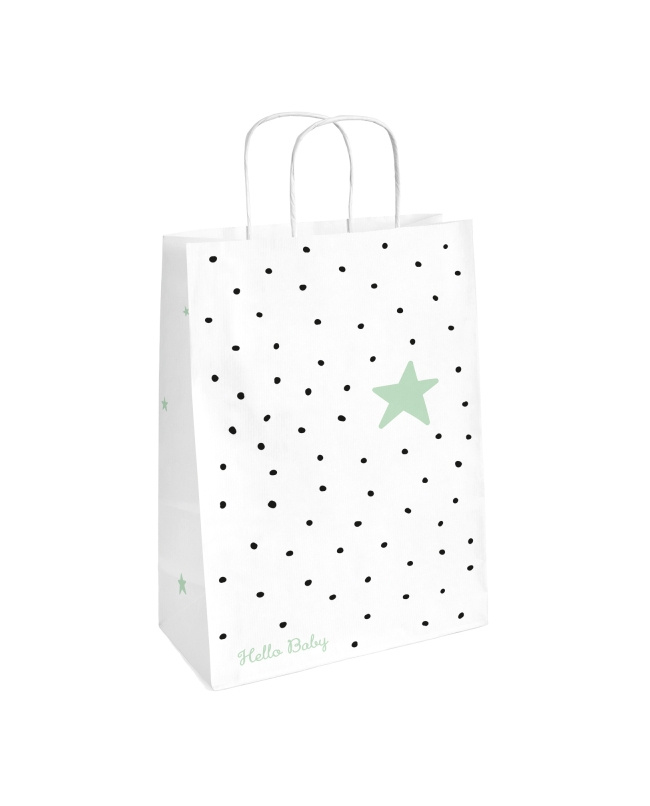 Bolsas Papel Hello Baby 23,4X16.2cm