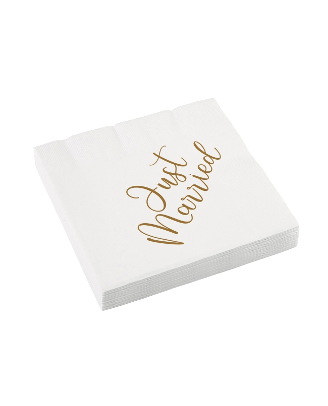 Servilletas 33X33 Just Married
