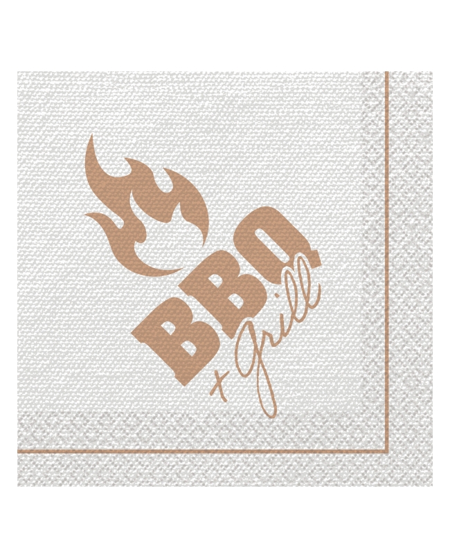 Servilletas 33X33 Fiesta Bbq & grill