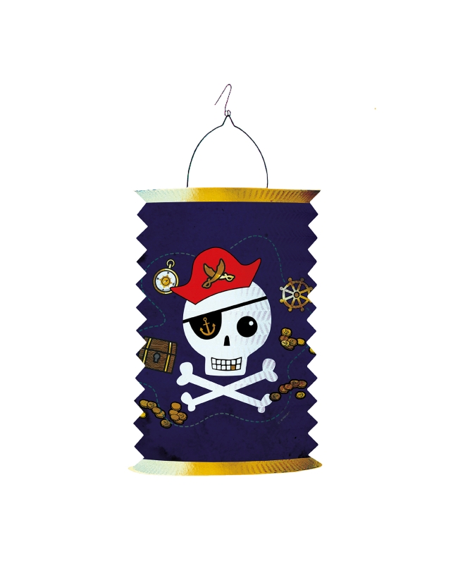 Farolillo Mapa Piratas 28cm