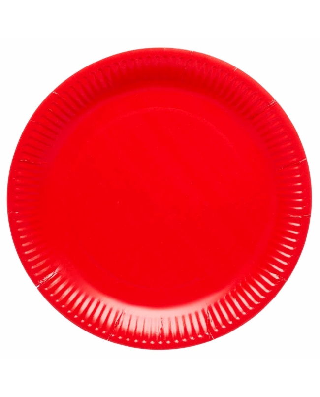 Platos 23cm Rojo Fiesta