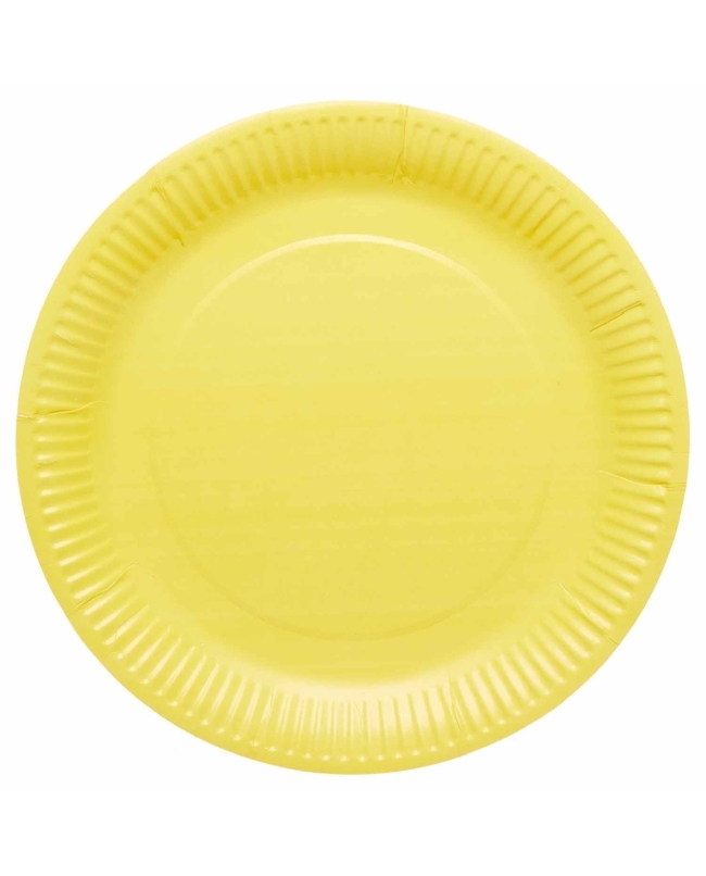 Platos 23cm Amarillo Flor