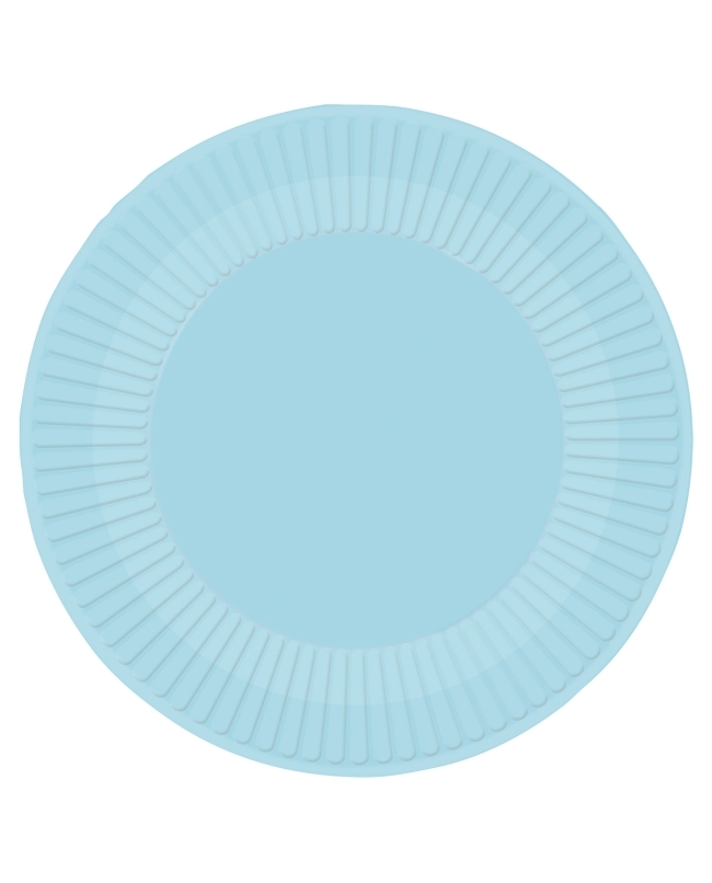 Platos 23cm Azul Cielo