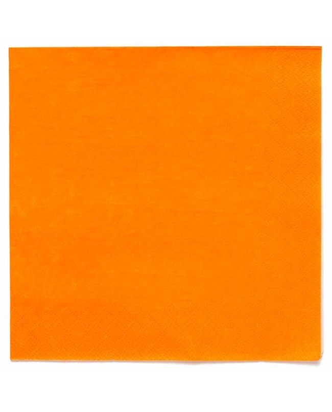 Servilletas 33X33cm Naranja Calabaza