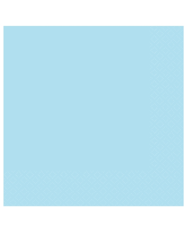 Servilletas 33X33cm Azul Cielo