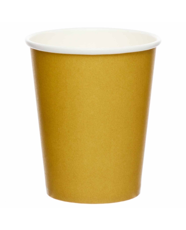 Vasos 237ml Oro Crema