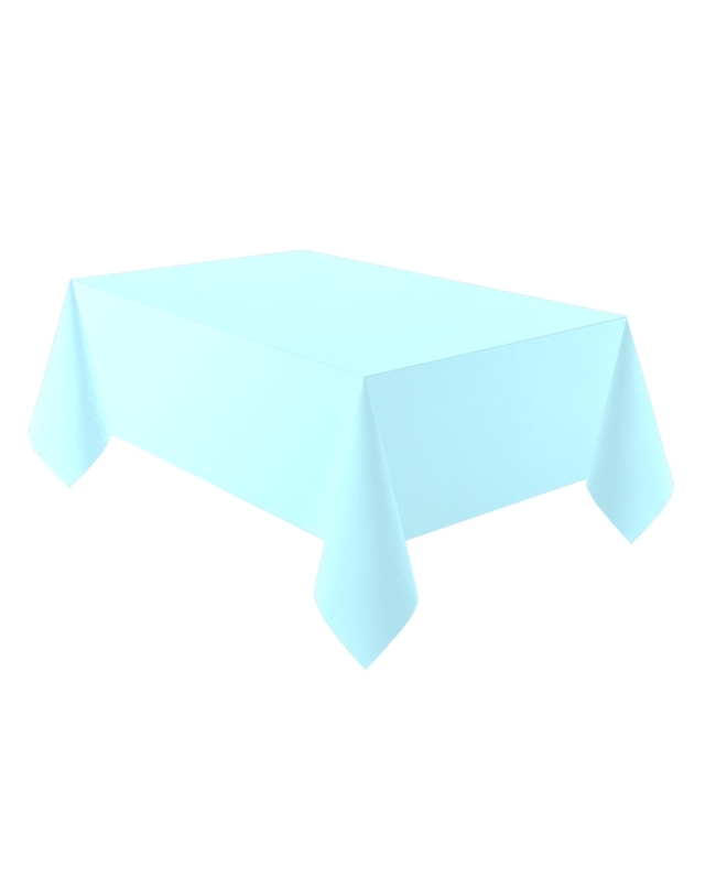 Mantel Papel 137X274cm Azul Cielo