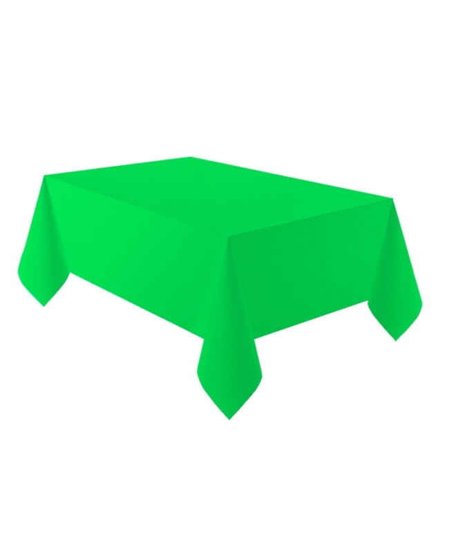 Mantel Plastico 137X274cm Verde Hoja