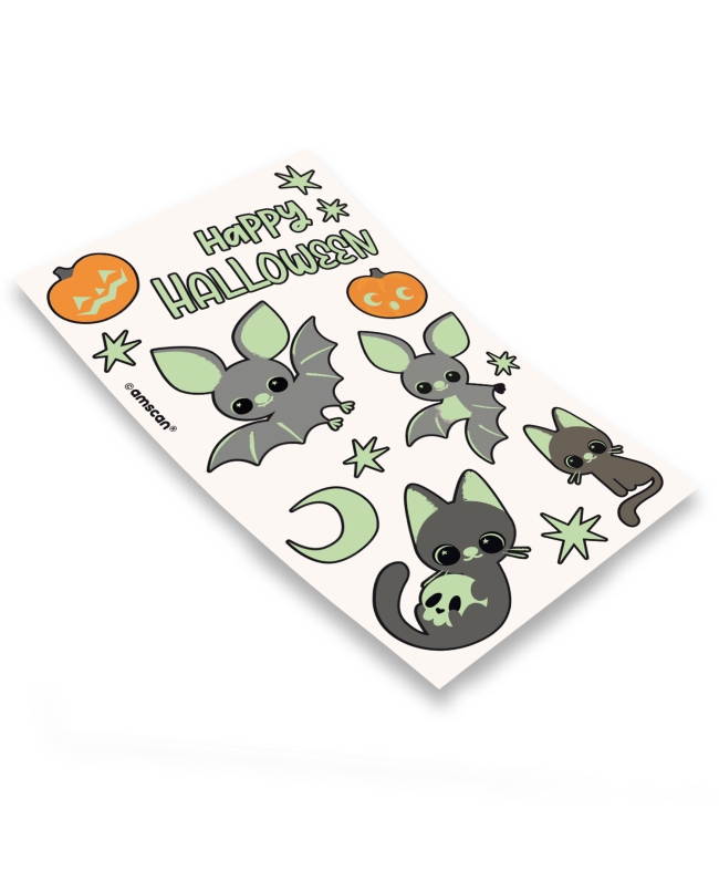 Tatuajes Neon Gatos Y Murcielagos