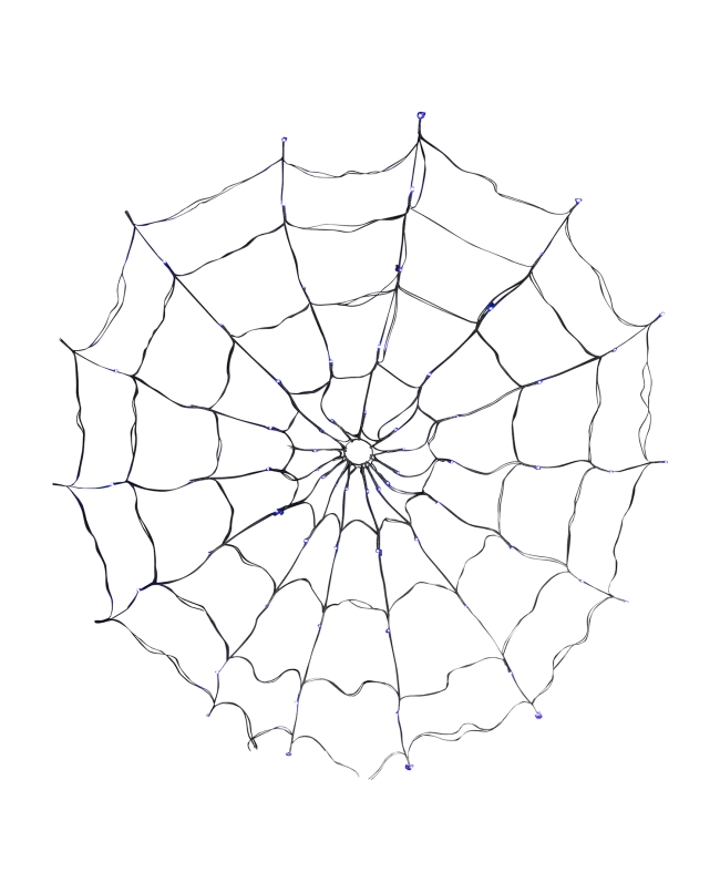 Guirnalda Led Telaraña Luces Exterior 1,20X1,20M