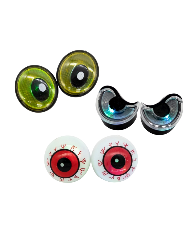 Ojos Calabaza Luz Led Cambio Color 3 Diseños