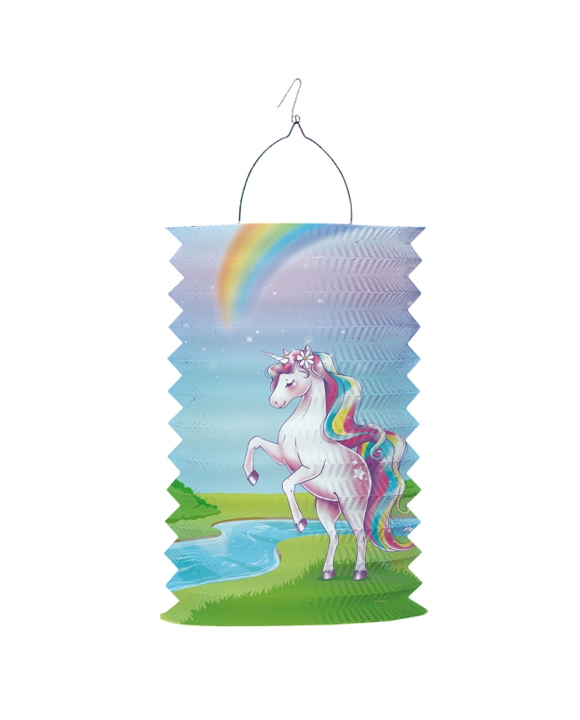 Farolillo Sueños Unicornio 28cm