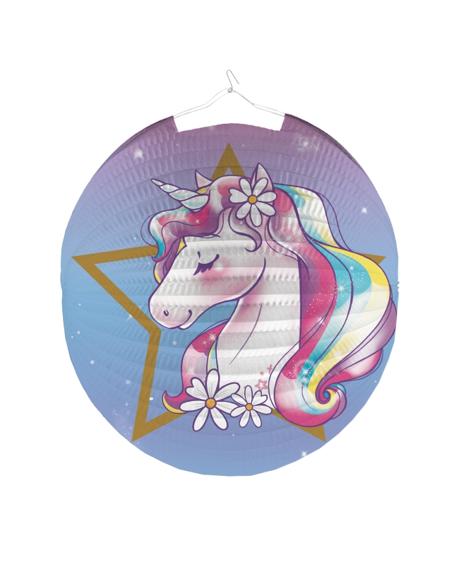 Farolillo Sueños Unicornio 25cm