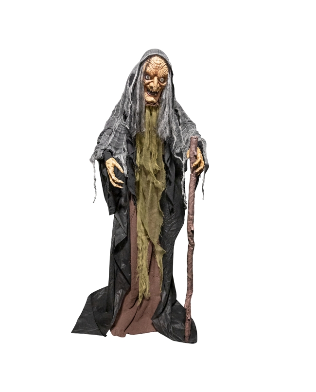 Animatronic Pie Bruja Baston 43X40cm X1,6M