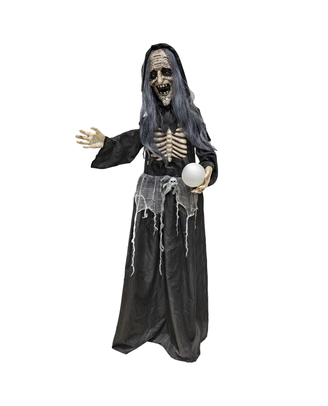 Animatronic Pie Bruja Bola Magica 62X30cm X1,76M