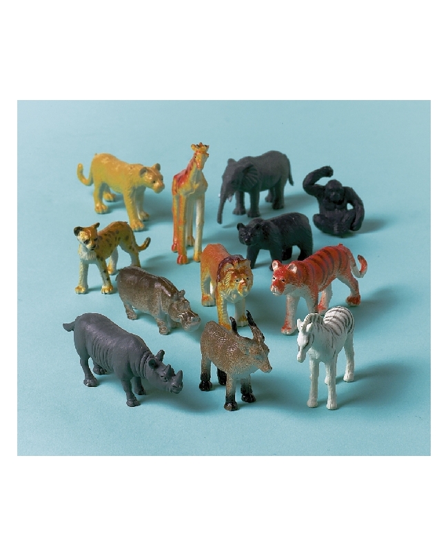 Juguete Animales Jungla Plastico