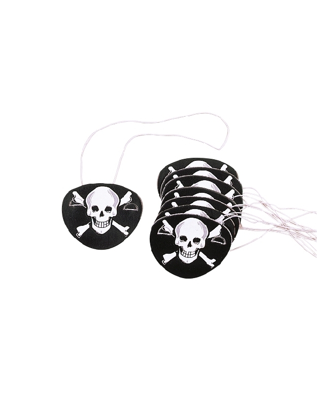 Juguete Parches De Pirata Papel