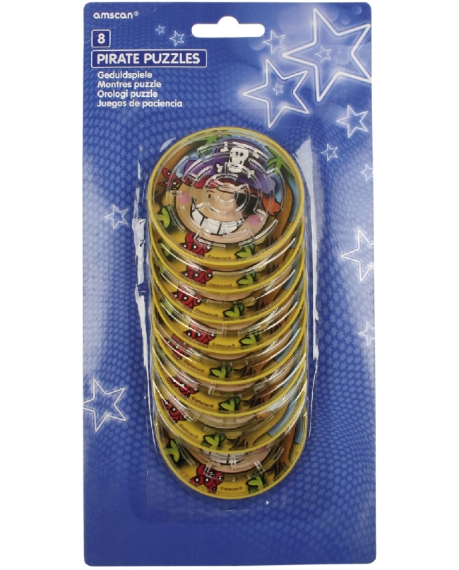 Juguete Laberinto Bolas Pirata Plast 7cm