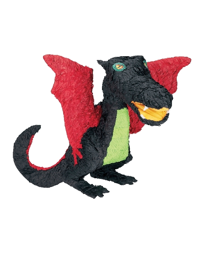 Piñata Dragon Negro 80X49.5X44.4cm