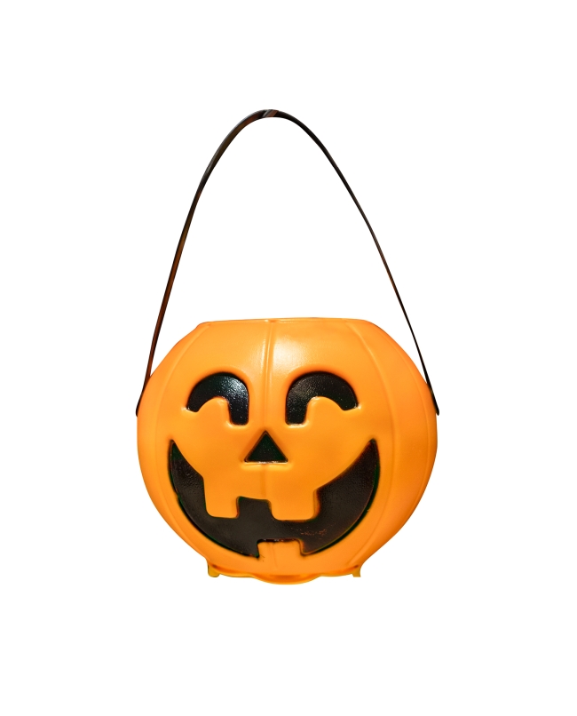 Cubo Calabaza Luz Led Y Sonido