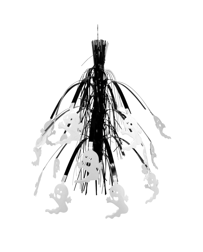 Deco Fuente Famtasmas 34X35cm Plastico