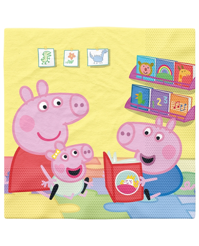 Servilletas 33X33 Peppa Pig