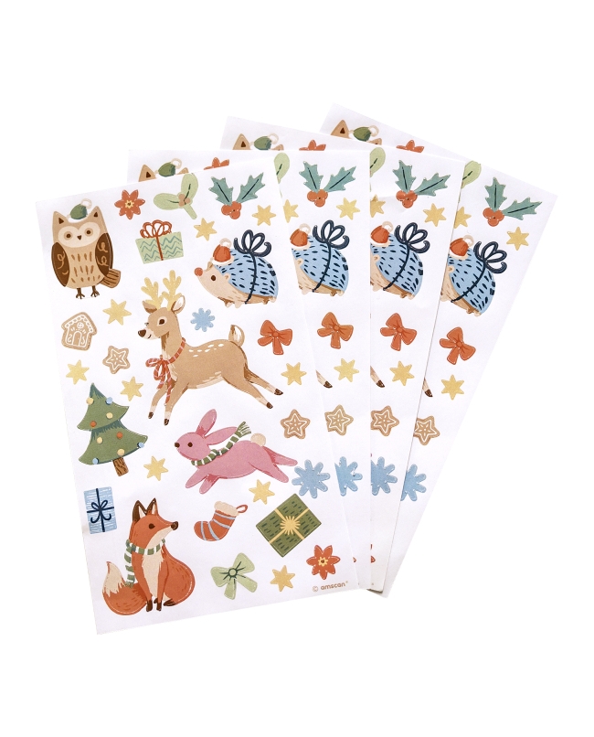 Pegatinas Bosque Xmas 17,5X10cm