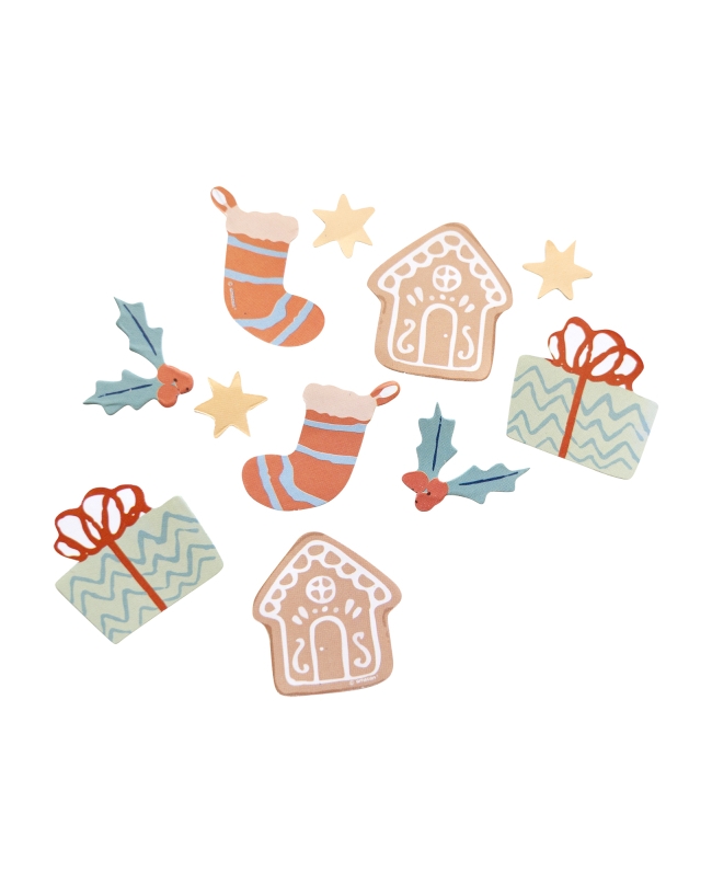 Confeti Papel Bosque Xmas 14G
