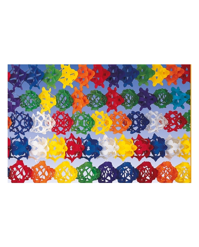 Guirnalda Surtida Oscura 14-17X400cm Papel