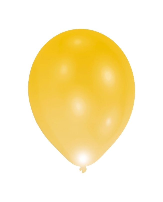 Globos Latex 27,5cm Led Gold