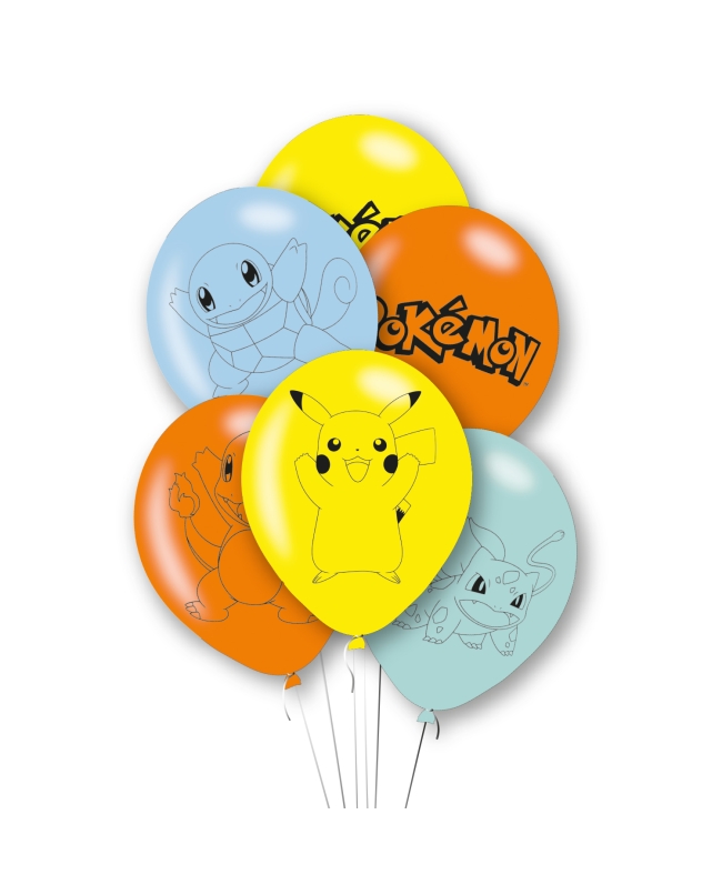 Globos Latex 27,5cm Pokemon 2024 