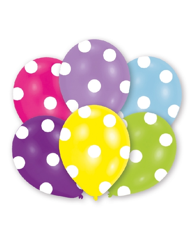 Globos Latex 27,5cm Puntos