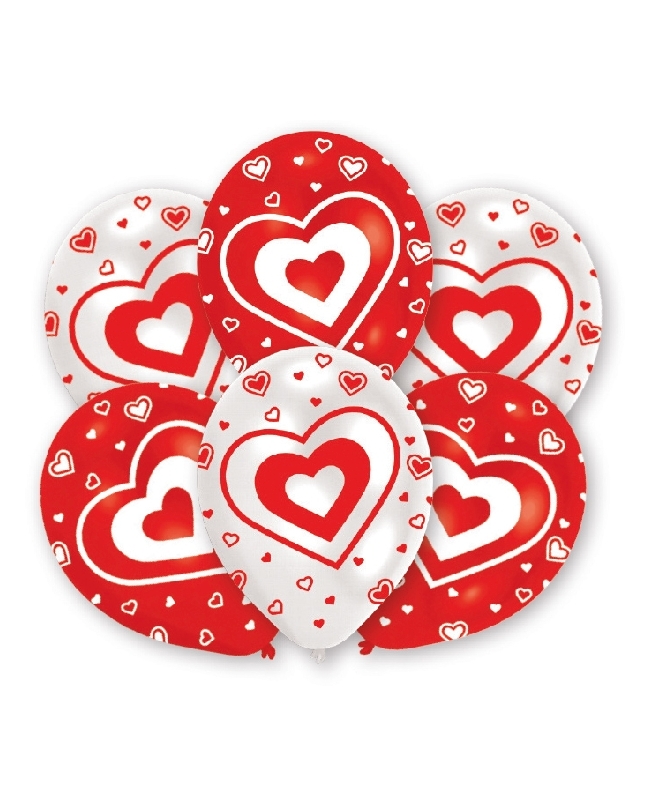 Globos Latex 27,5cm Corazones