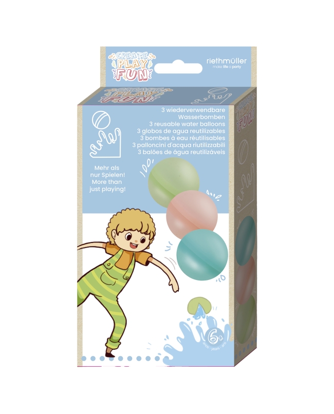 Globos Agua Reusables Colores 5cm